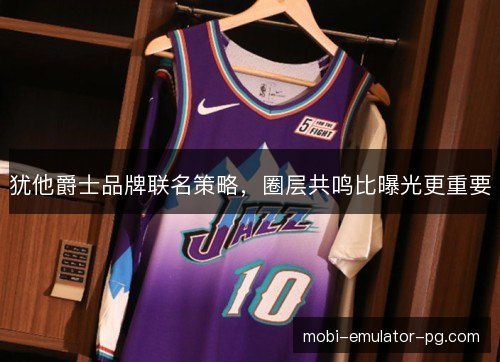 犹他爵士品牌联名策略，圈层共鸣比曝光更重要